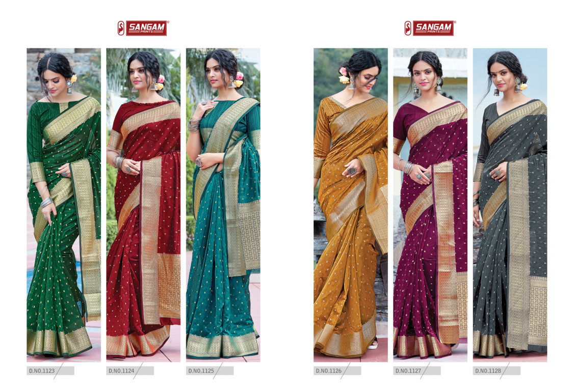 Sangam Anupama Organza Weaving Exclusive Wear Designer Saree Collection